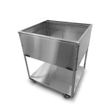 Stand Frame Stainless Steel Scheer for Cooktop. Now is easier to made your Cooktop an outdoor grill , just pick the cooktop size and match it with the Stand Frame. You have the option to add the side stand frame in stainless steel up to 2, and and black carbon steel frontal skewers holder up to 2. This unit is a mobile stand frame, very practical to move because of the castors.