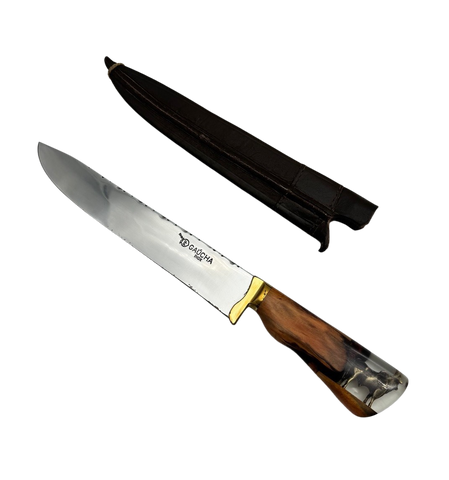 Gaucho Style Knife w/ Wood and Resin Handle
