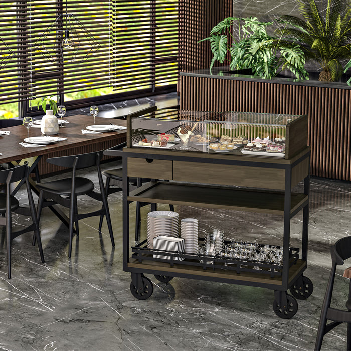 Wooden Serving Dessert Cart 10318 – Zafill Distribution