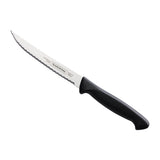 5" Steak Knife Micro-Serrated Steak Knife (Black Handle) - Set of 48