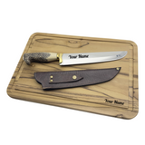 BBQ Set - Cutting Board & Knife