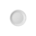 Professional Quality white Protel Side Plate 7 1/2 in - Set 36  by Porcelain Schmidt. Flat plates with a small flap, which gives additional resistance to the pieces.