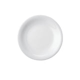 Professional Quality white Voyage Coup Side Plate 7 1/2 in - Set 36  by Porcelain Schmidt. Flat plates without borders are perfect pieces for hotels and restaurant of Haute Cuisine.