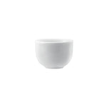 Professional Quality white Oriental Cup 4.4 oz - Set 36  by Porcelain Schmidt. The cups are classical and stackable. Suitable for cafes, bakeries, hotels, restaurants as well as for home use.