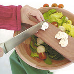 Wooden Prep & Serve Bowl with Cutting Board 1002