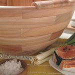 Wooden Prep & Serve Bowl with Cutting Board 1002