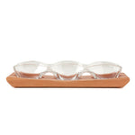 Wooden Nuts & Dip Serving Set 1292