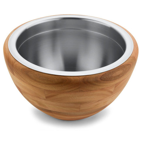 Wooden & Steel Bowl 1409/1410