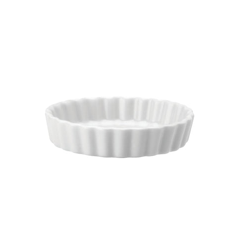 Professional Quality white Quiche 5 1/8 in - Set 36 by Porcelain Schmidt. Pieces can go to the microwave and oven, even for foods that need be grating. Very practical and versatile, there are several shapes, sizes and heights.