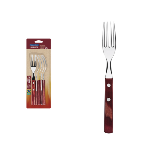 5" Jumbo Polywood Handle Fork - Set of 6