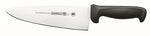 8" Wide Cook's Knife, Black Handle - Mundial