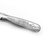 4 1/2" Jumbo Steak Knife Blade, Engraved Handle, Pointed Tip (Box w/ 6)