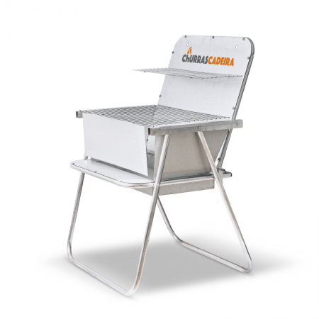 The new Portable BBQ Chair Grill, Churrascadeira, is the perfect solution for you to make your barbecue anywhere, whether at home, at the beach, camping or fishing, providing practicality and a lot of flavor. Features Designed to bake meats, poultry, fish, vegetables, garlic bread an so on. 