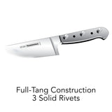 5" Forged Polywood Handle Steak Knife, Pointed Tip - Set of 60