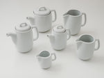 Professional Quality white Cilindrica Creamer 4 oz by Porcelain Schmidt. With stackable cups, the Cilindrica model is perfect for breakfast , room service and coffee shop.