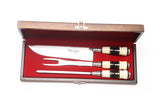 3Pc Gaucho Style Set BBQ in a Wood Case