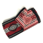 Sash Knit (black/white/red) - 72" X 4