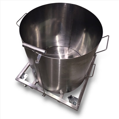Round Stainless Steel Tank for Ash