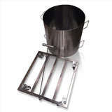 Round Stainless Steel Tank for Ash