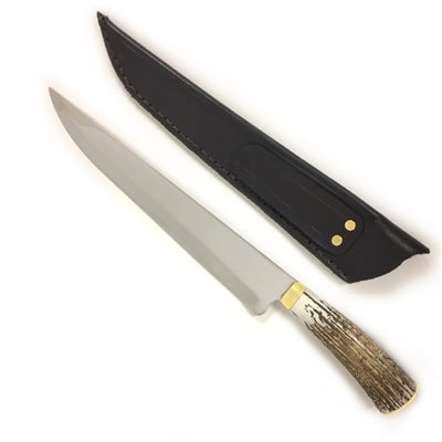 Tramontina Churrasco 7 In Gaucho Style Knife With Leather Sheath