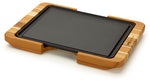 Square Serving Board with Cast Iron Tray