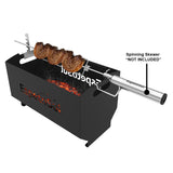 Small Portable Charcoal Grill with top Flat Grill