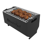 Small Portable Charcoal Grill with top Flat Grill