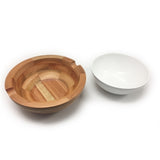 Wooden & Ceramic Bowl 1257/1258