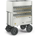 Gas Stainless Steel Catering C-CAT. How about taking the barbecue to where the customers are? Or how about promoting your business elsewhere, in an outside area? With Scheer Catering BBQ machine you can! It has a large wheels that facilitates the movement in the grass, pavement, etc.