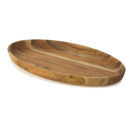 Wooden Oval Platter